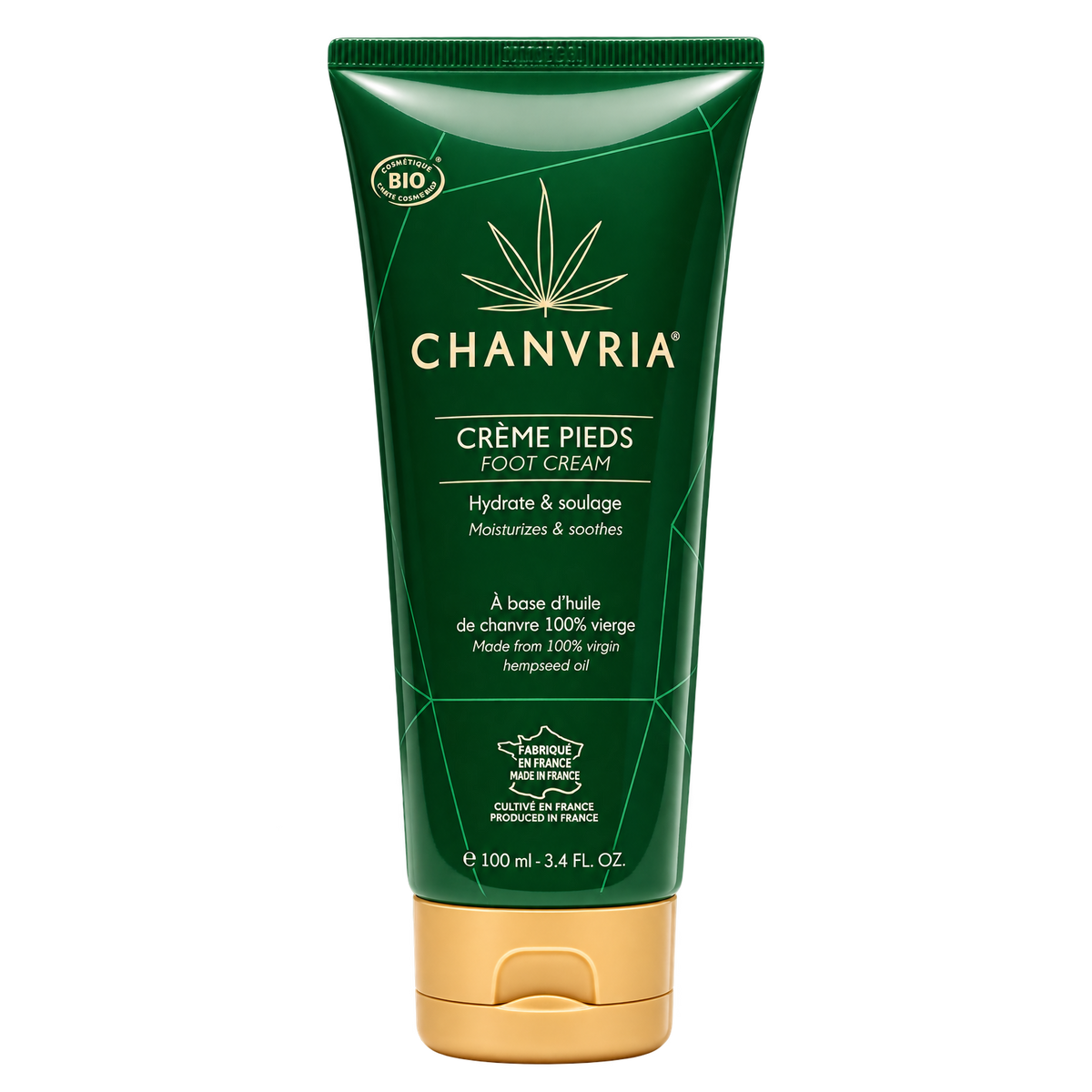Chanvria Crème Pieds, tube de 100 ml
